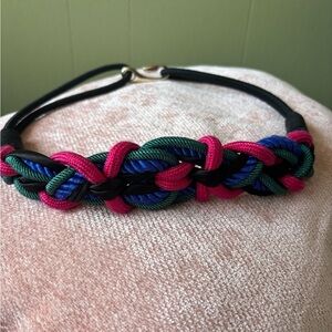 Vintage braided belt size medium